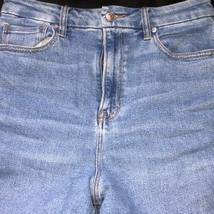 american eagle super high rise curvy mom jean